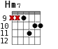 Hm7 для гитары - вариант 10