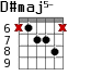 D#maj5- для гитары - вариант 4