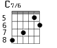 C7/6 для гитары - вариант 3