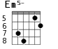 Em5- для гитары - вариант 3