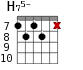 H75- для гитары - вариант 6