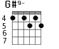 G#9- для гитары - вариант 3