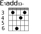 E7add13- для гитары - вариант 6
