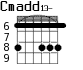 Cmadd13- для гитары - вариант 7