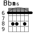 Bbm6 для гитары - вариант 3