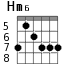 Hm6 для гитары - вариант 3