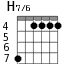 H7/6 для гитары - вариант 2