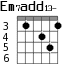 Em7add13- для гитары - вариант 4