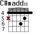 C#madd11 для гитары - вариант 2