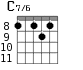 C7/6 для гитары - вариант 6