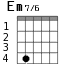 Em7/6 для гитары - вариант 2