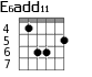 E6add11 для гитары - вариант 6