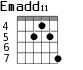 Emadd11 для гитары - вариант 5