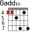 Gadd13- для гитары - вариант 4