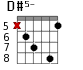 D#5- для гитары - вариант 4