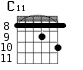 Варианты аккорда C11