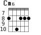 Cm6 для гитары - вариант 5