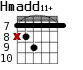 Hmadd11+ для гитары - вариант 2