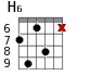 H6 для гитары - вариант 4