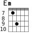 Em для гитары - вариант 6