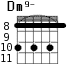 Dm9- для гитары - вариант 1