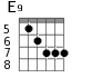 E9 для гитары - вариант 6