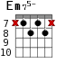Em75- для гитары - вариант 8