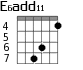 E6add11 для гитары - вариант 5
