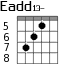 Eadd13- для гитары - вариант 5