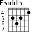 E7add13- для гитары - вариант 7