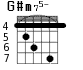 G#m75- для гитары - вариант 6