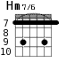 Hm7/6 для гитары - вариант 2