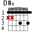 D#6 для гитары - вариант 1