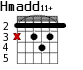 Hmadd11+ для гитары - вариант 1