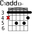 C7add13- для гитары - вариант 1