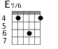 E7/6 для гитары - вариант 3