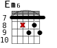 Em6 для гитары - вариант 7