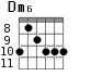 Dm6 для гитары - вариант 7