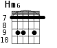 Hm6 для гитары - вариант 4