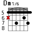 Dm7/6 для гитары - вариант 1