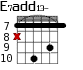 E7add13- для гитары - вариант 10