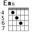 Em6 для гитары - вариант 5