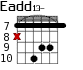 Eadd13- для гитары - вариант 7