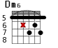 Dm6 для гитары - вариант 5