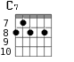 C7 для гитары - вариант 4