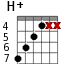 H+ для гитары - вариант 4