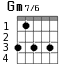Gm7/6 для гитары - вариант 1
