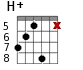 H+ для гитары - вариант 5