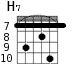 H7 для гитары - вариант 4