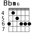 Bbm6 для гитары - вариант 2